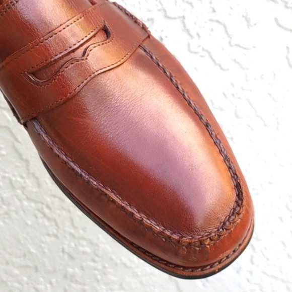 JOHNSTON MURPHY Men's Ainsworth Penny 20-7796 Mahogany - Picture 5 of 17